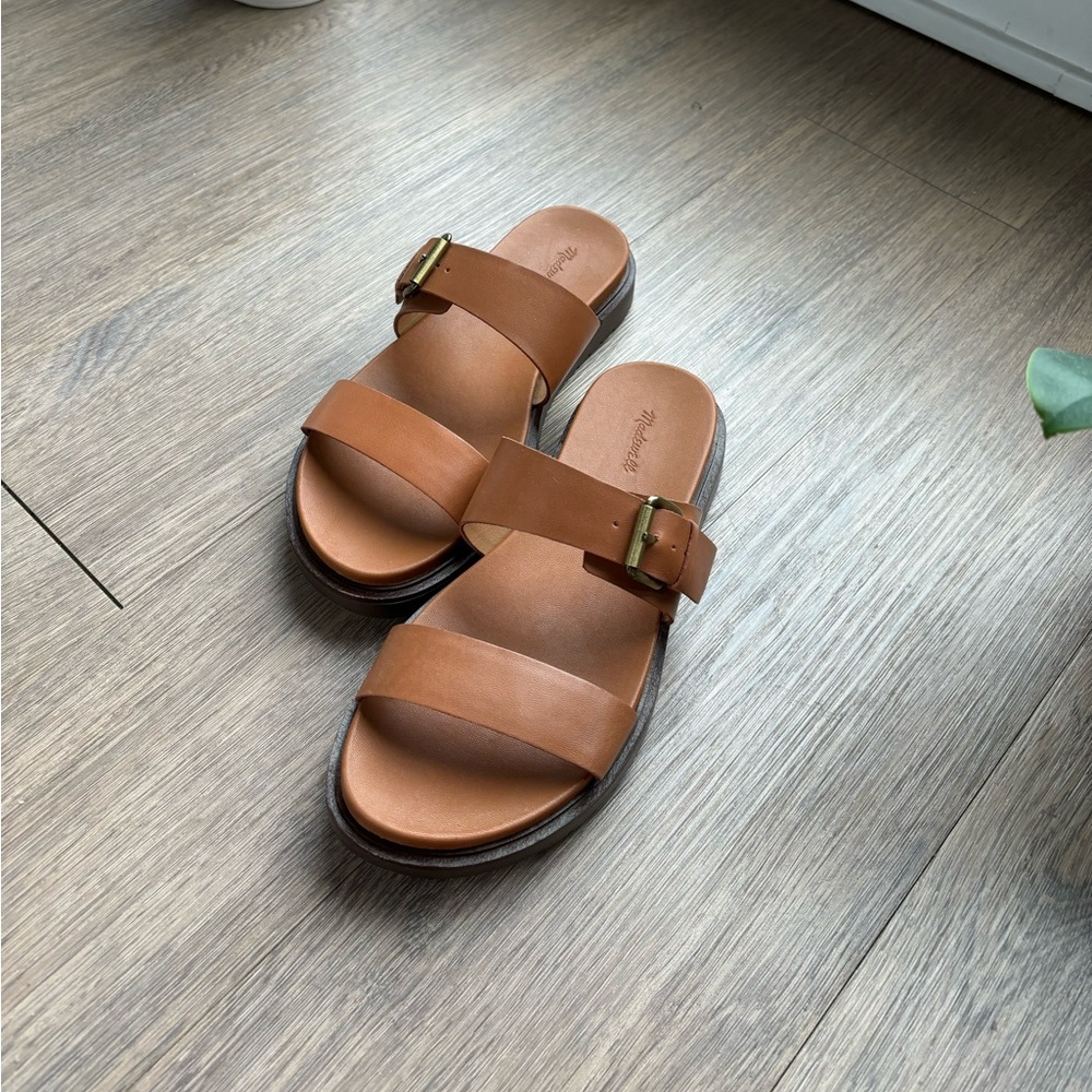 MADEWELL Double Strap Slide Sandal *7.5*